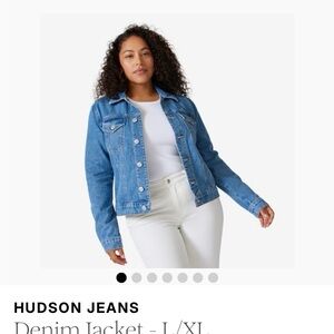 Hudson Jeans Classic Blue Denim Jacket L/XL